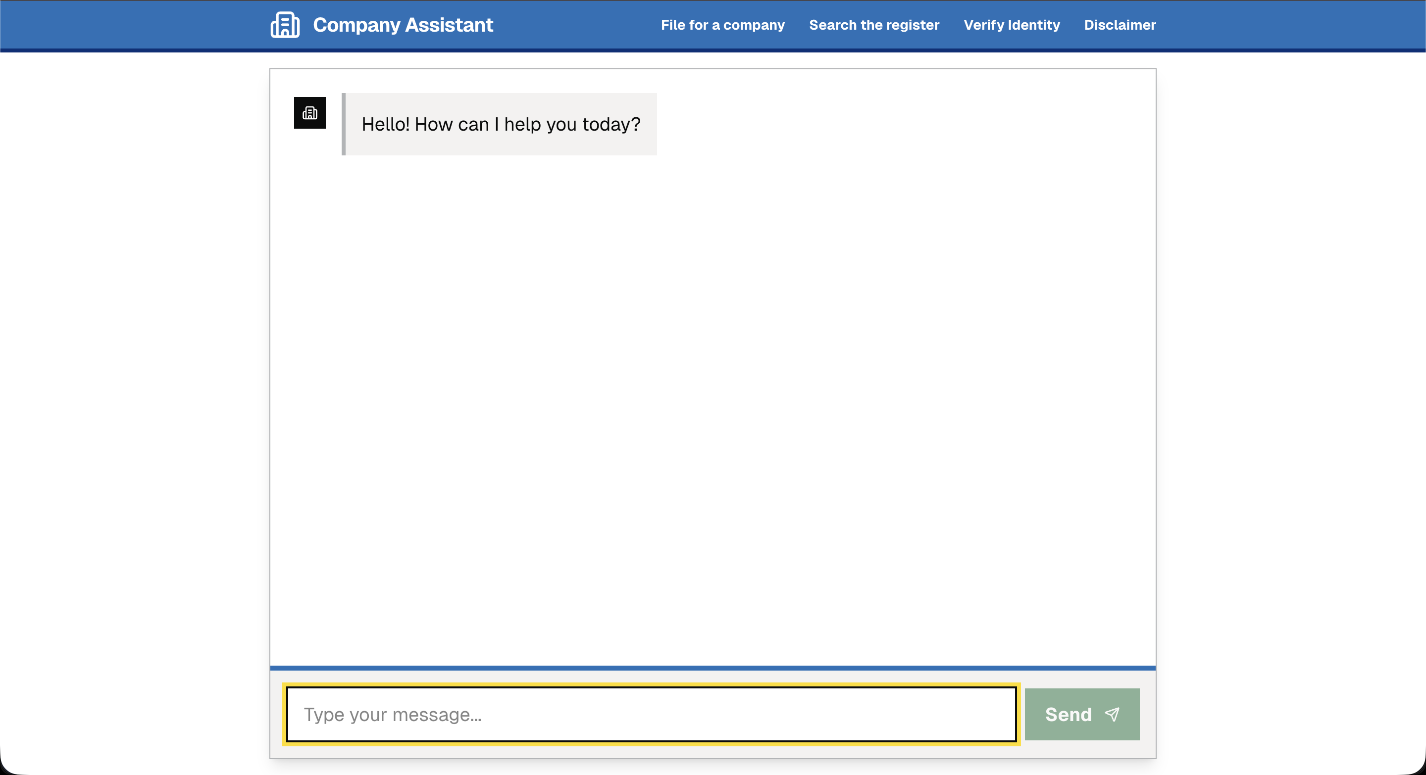 COMPANY ASSISTANT